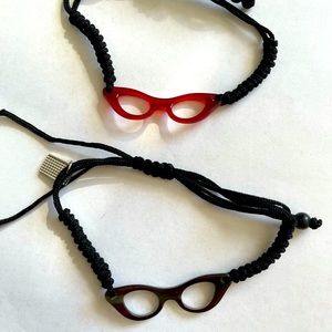 Adorable eyeglass bracelets